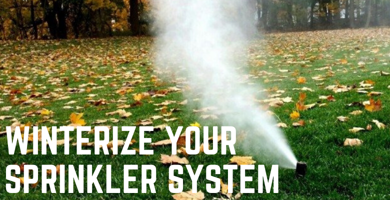 Winterize your Sprinkler System